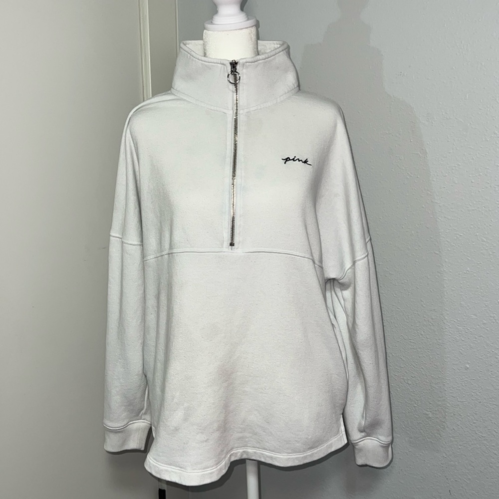 Victoria's Secret Pink Quarter half zip up pullover‎